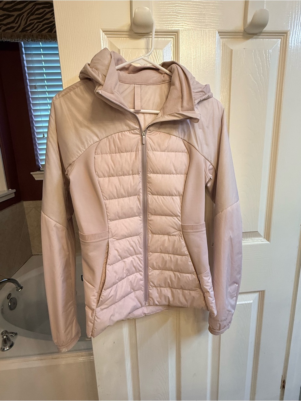lululemon athletica Light Blush Quilted Hooded Jacket